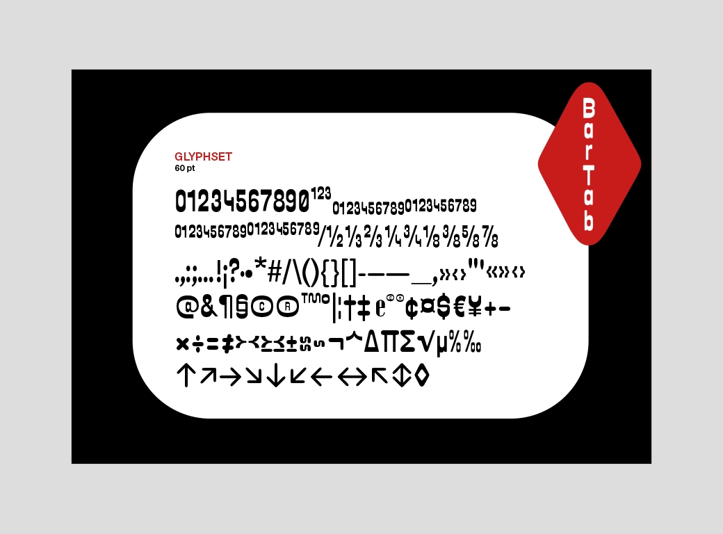 caractères apposés sur un mur, formant le mot bar de la place.