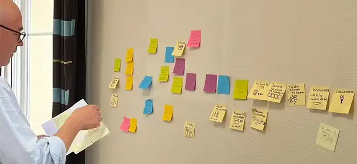 visuel représentant l’interface d’accueil du portail intranet