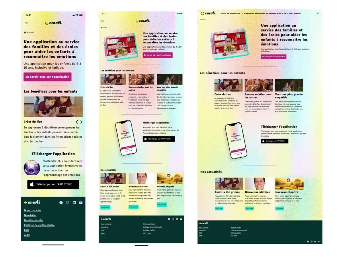 Visuel représentant un sitemap de site web