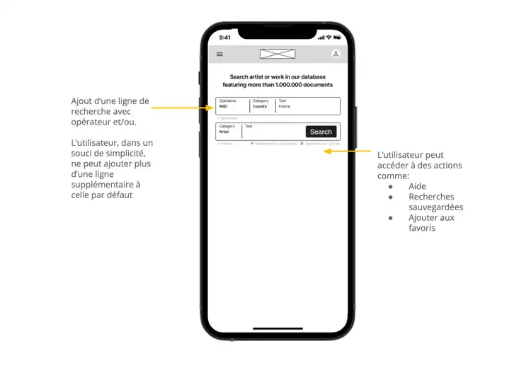 Visuel représentant un wireframe numérique